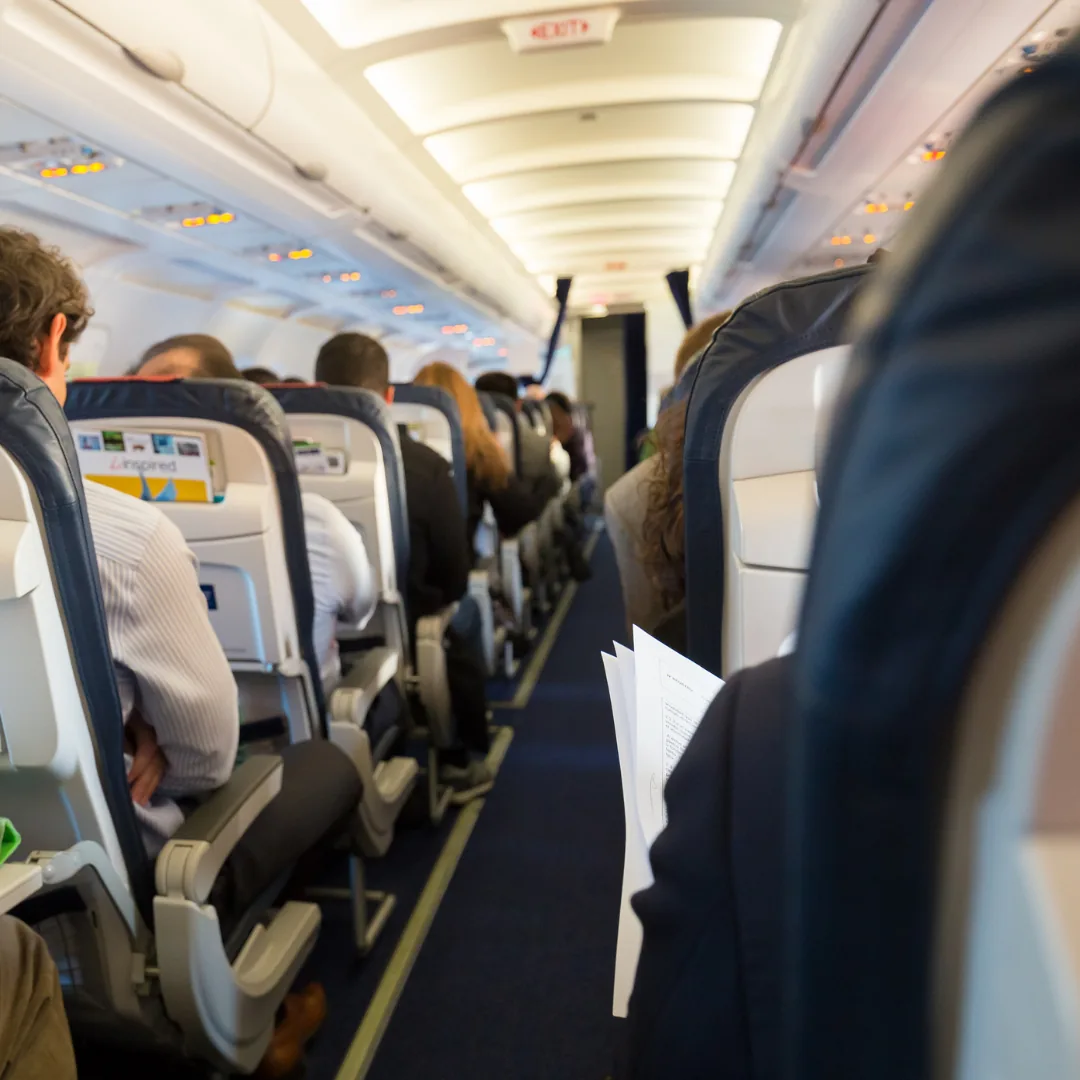 Flygplan inför avresa